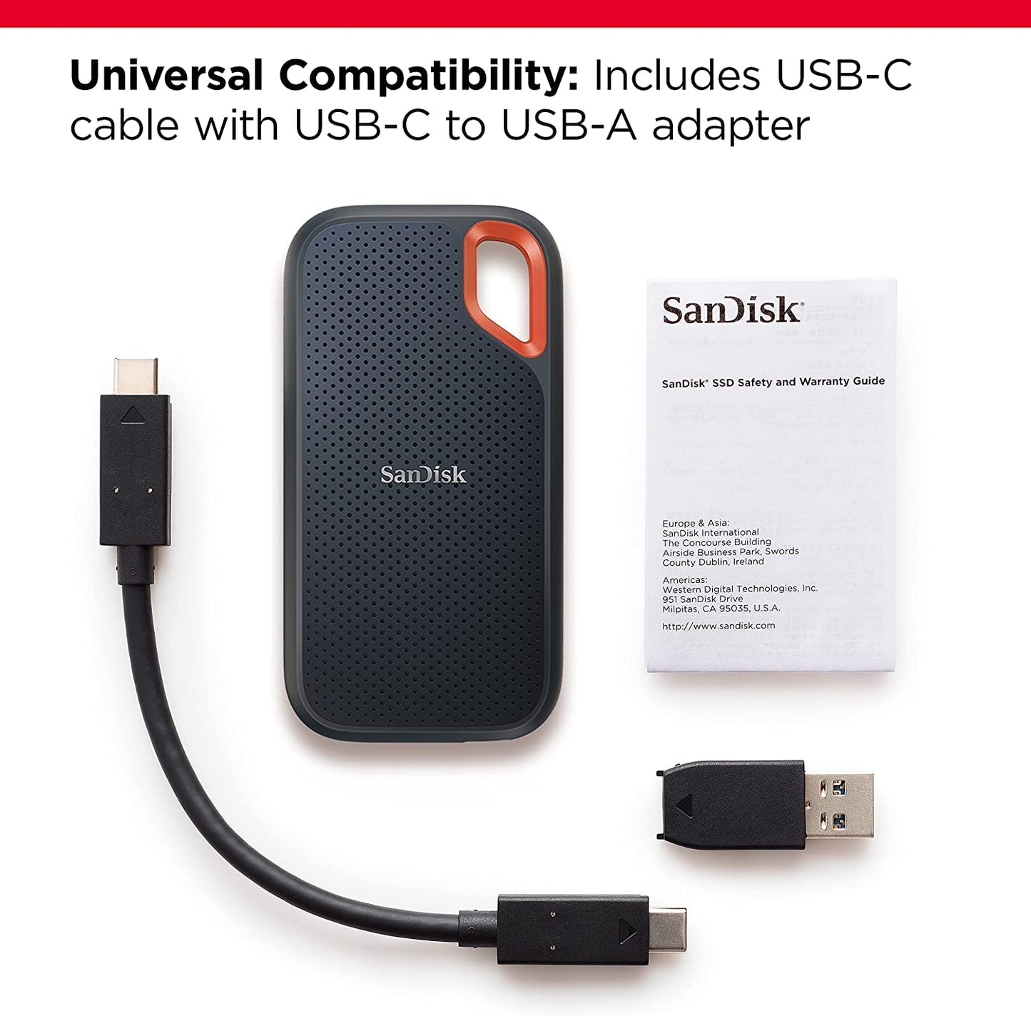 👉 Tragbare NVMe SSD 1 TB – USB-C Anschluss, bis zu 1.050 MB/s Lesen & 1.000 MB/s Schreiben, wasser- & staubgeschützt, Schwarz